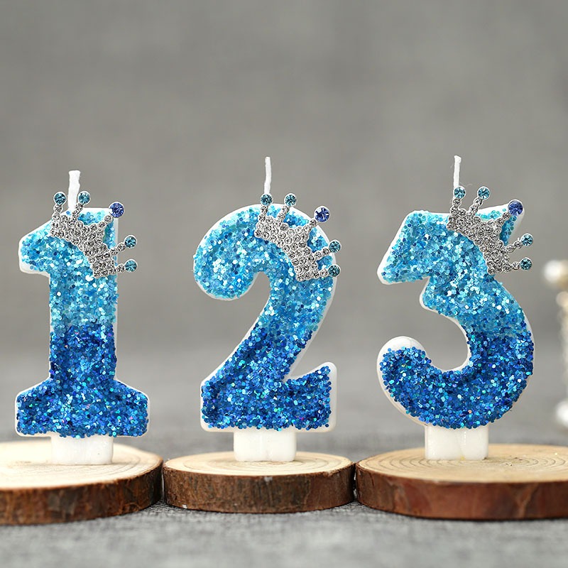 Candle Supplies Usa - Yaratıcı Tavus Kuşu Mavi Taç Dijital