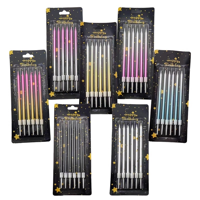 Candle Supplies Usa - 30/50 Box Gradient Color Birthday Candle