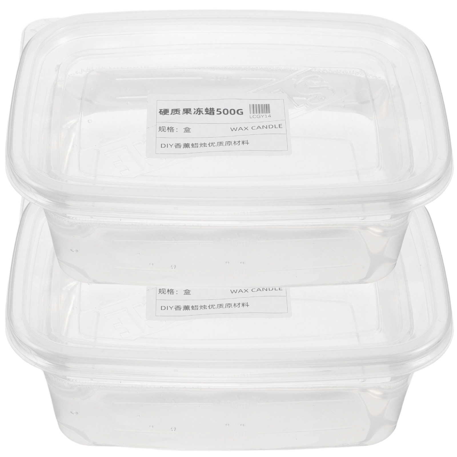 Candle Supplies Storage - Mum Yapımı için Şeffaf Jel Balmumu