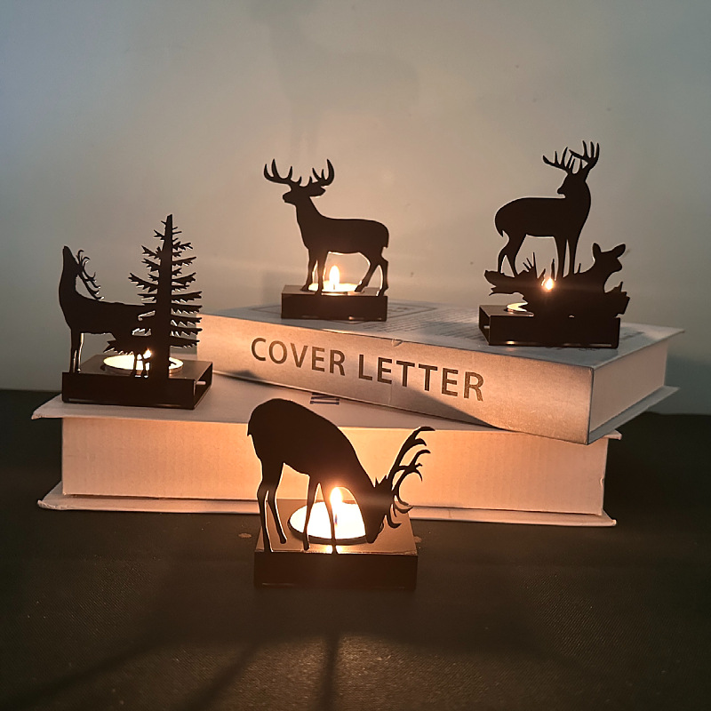 Candle Supplies Europe - Metal Elk şamdan ev noel kaynağı