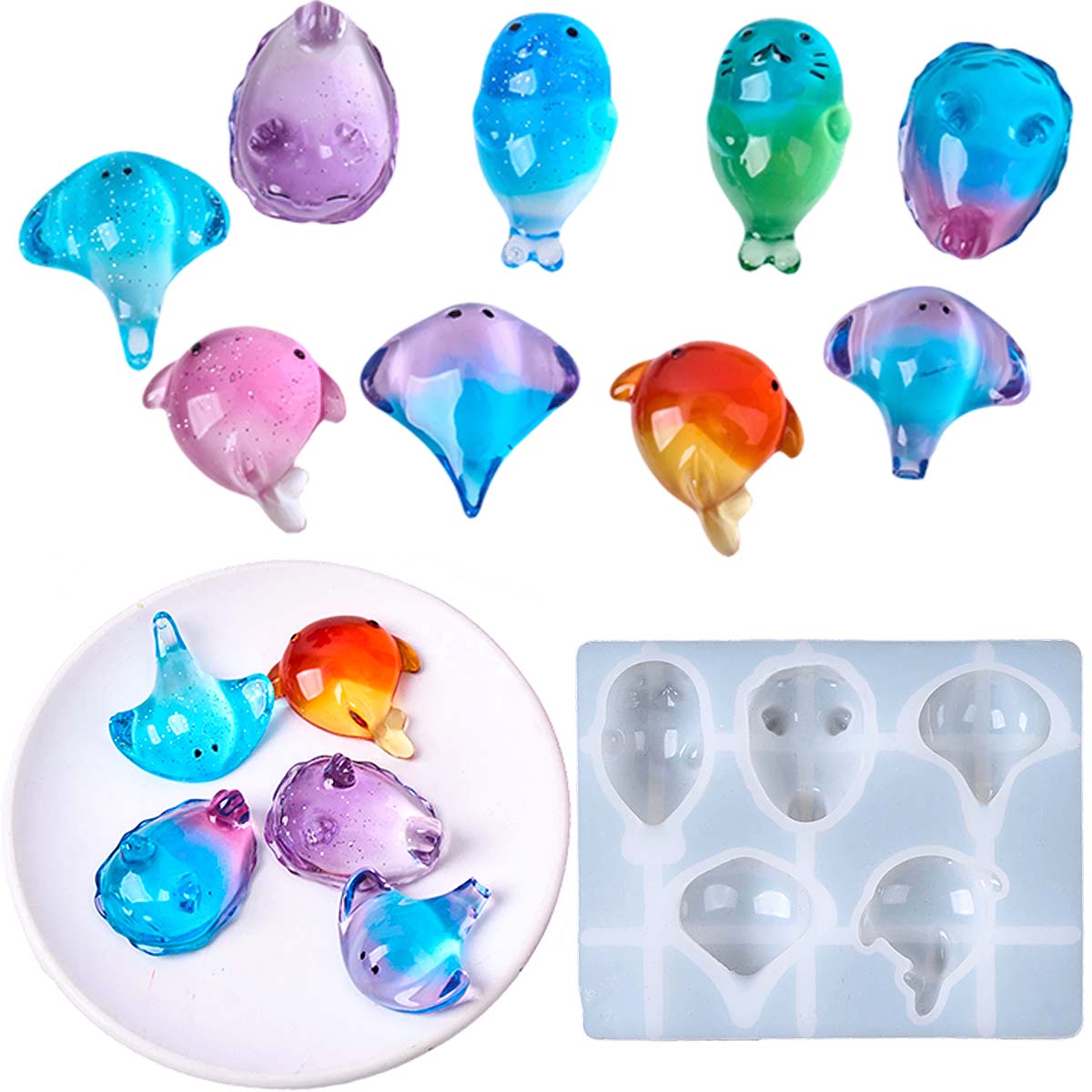 Candle Sachet - 3D Şifalı Kawaii Manta Ray Balinası