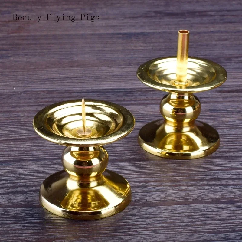 Candle Supplies Europe - Metal şamdan tereyağı mumluklar baz budist