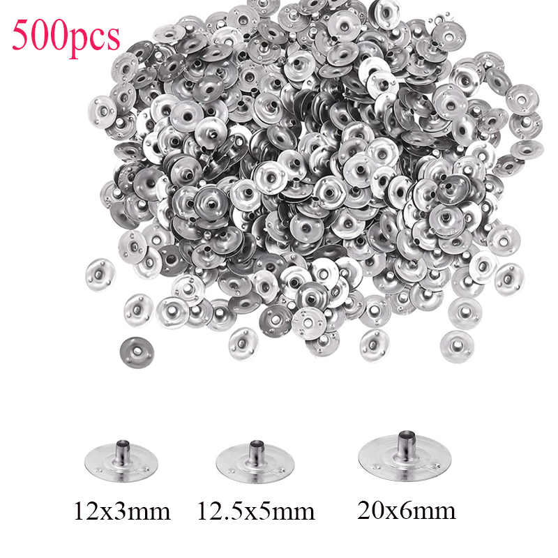 Candle Supplies Storage - 500 Parça Mum Fitili Metal Sürdürülebilir