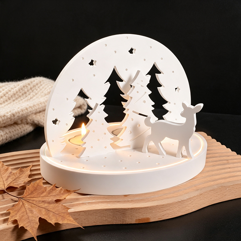 Noel Geyiği Tealight Mumluk Si - Candle Holder Supplies incelemesi ve fiyatı
