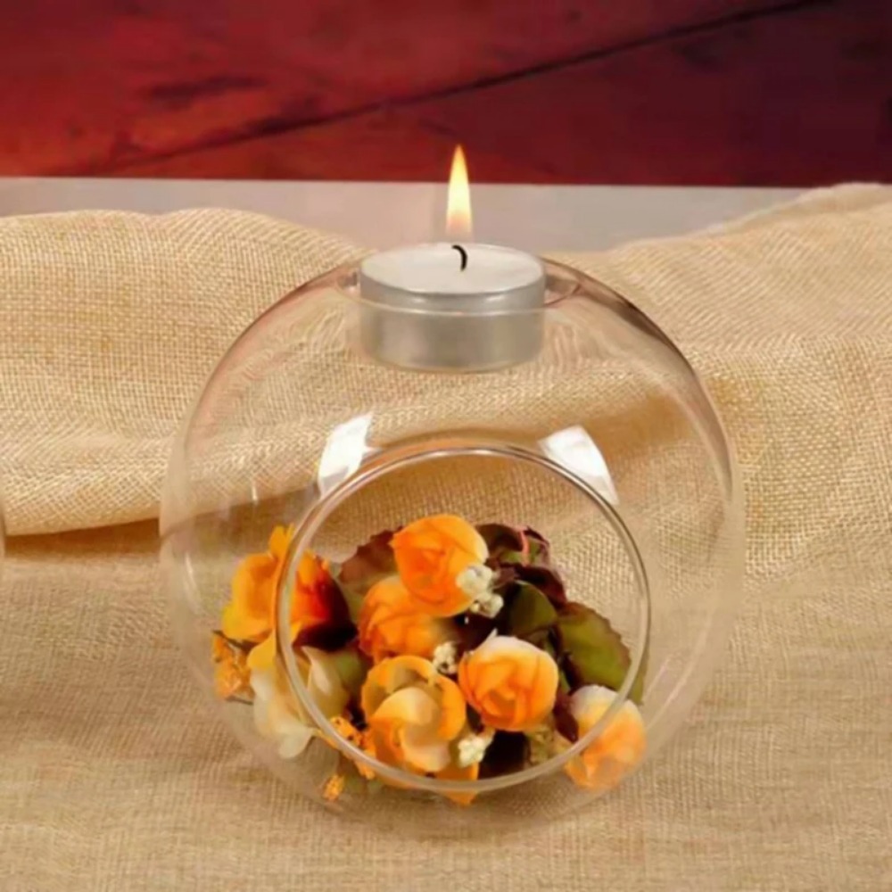 6/12 adet cam yuvarlak içi boş - Candle Holder Supplies incelemesi ve fiyatı