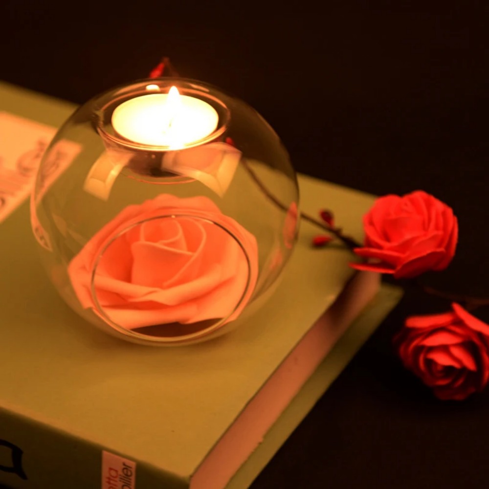 6/12 adet cam yuvarlak içi boş - Candle Holder Supplies incelemesi ve fiyatı