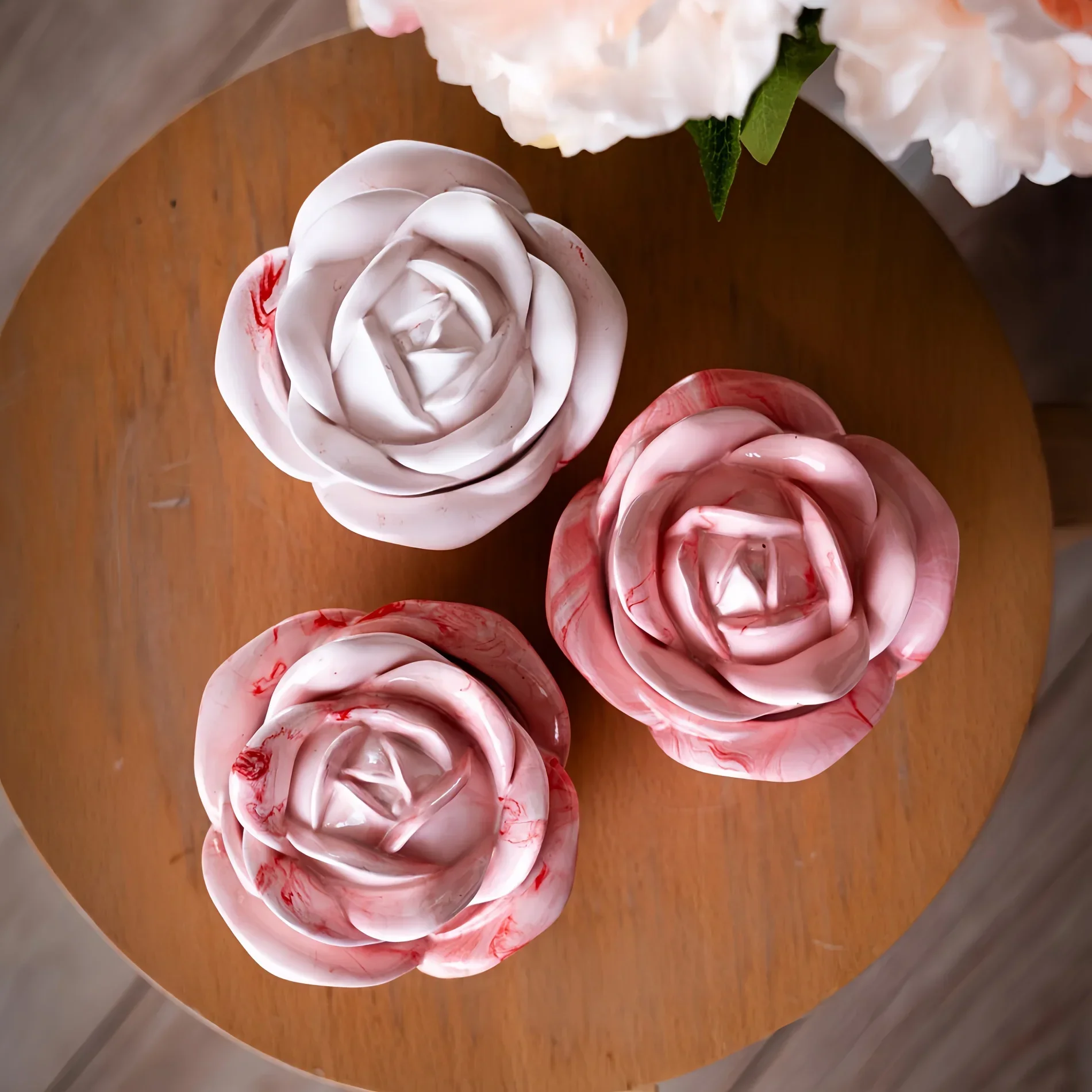 2 Parçalı Gül Şeklinde Silikon - Candle Holder Supplies incelemesi ve fiyatı
