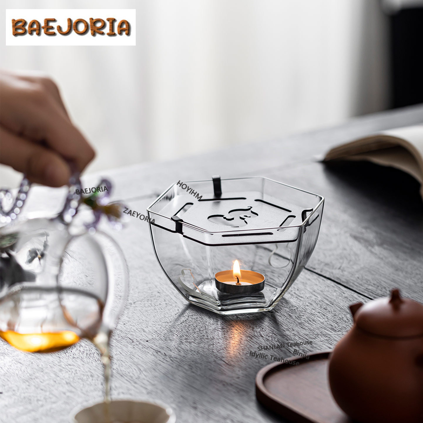 Altıgen Su Kabağı Şeklinde Cam - Candle Holder Supplies incelemesi ve fiyatı