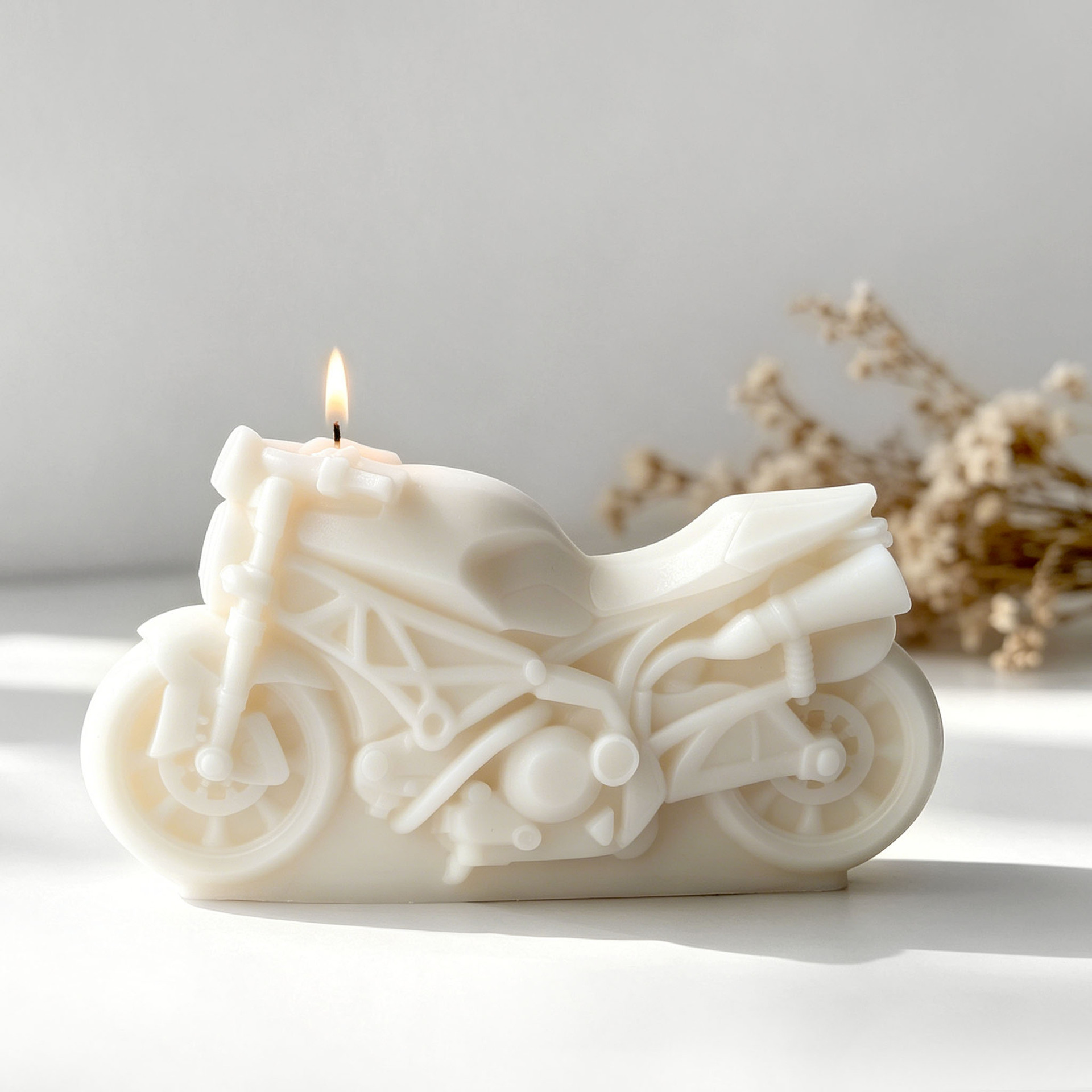 Motosiklet Tasarımı Mum Siliko - Candle Supplies Storage incelemesi ve fiyatı