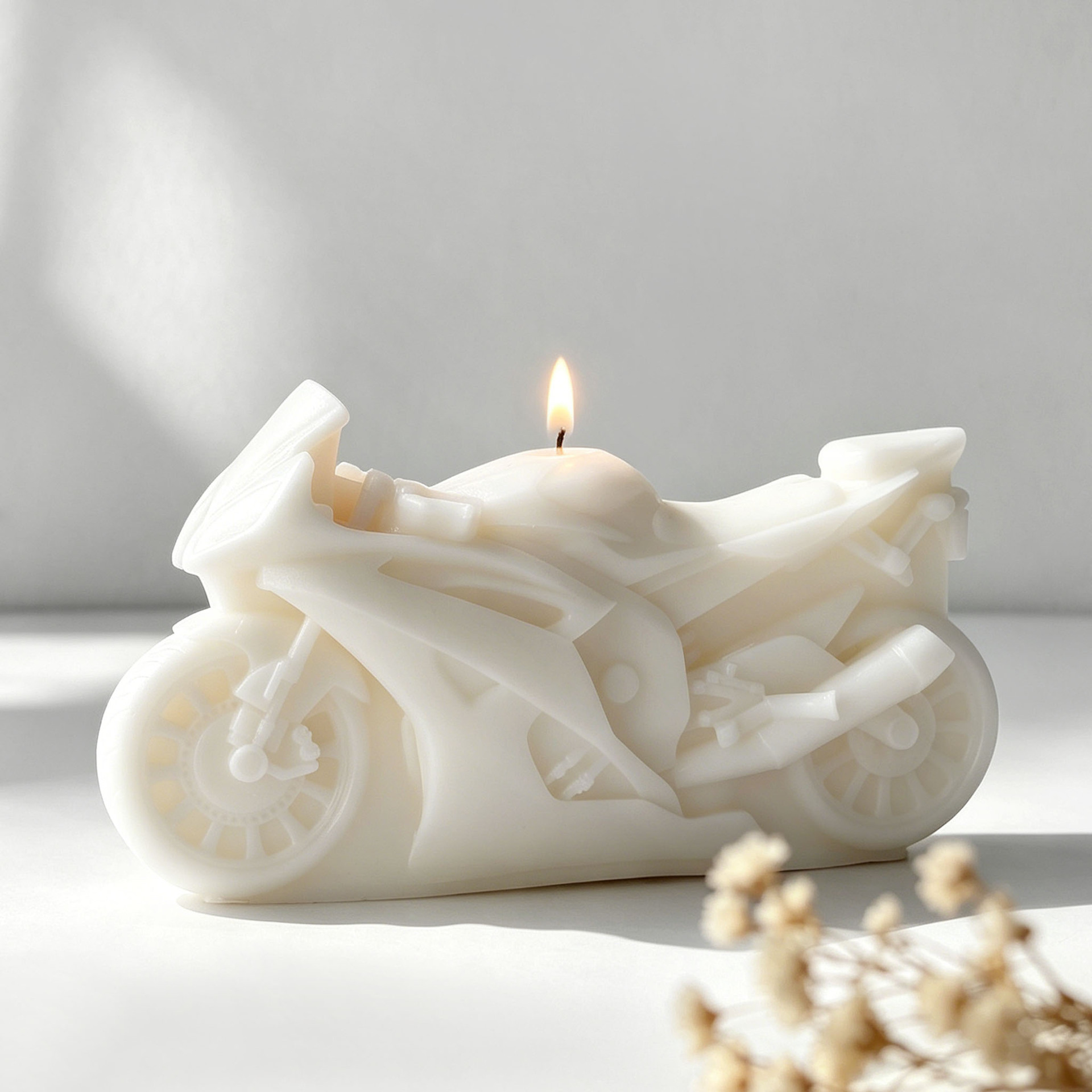 Motosiklet Tasarımı Mum Siliko - Candle Supplies Storage incelemesi ve fiyatı