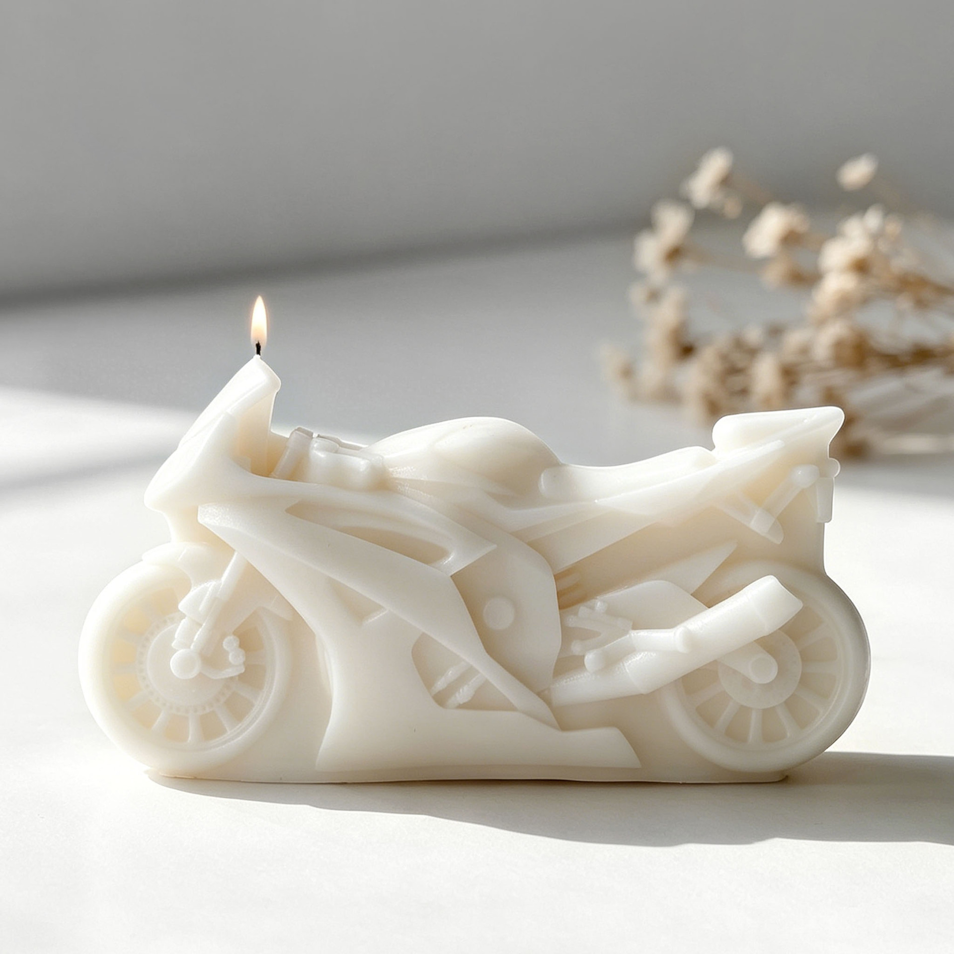 Motosiklet Tasarımı Mum Siliko - Candle Supplies Storage incelemesi ve fiyatı