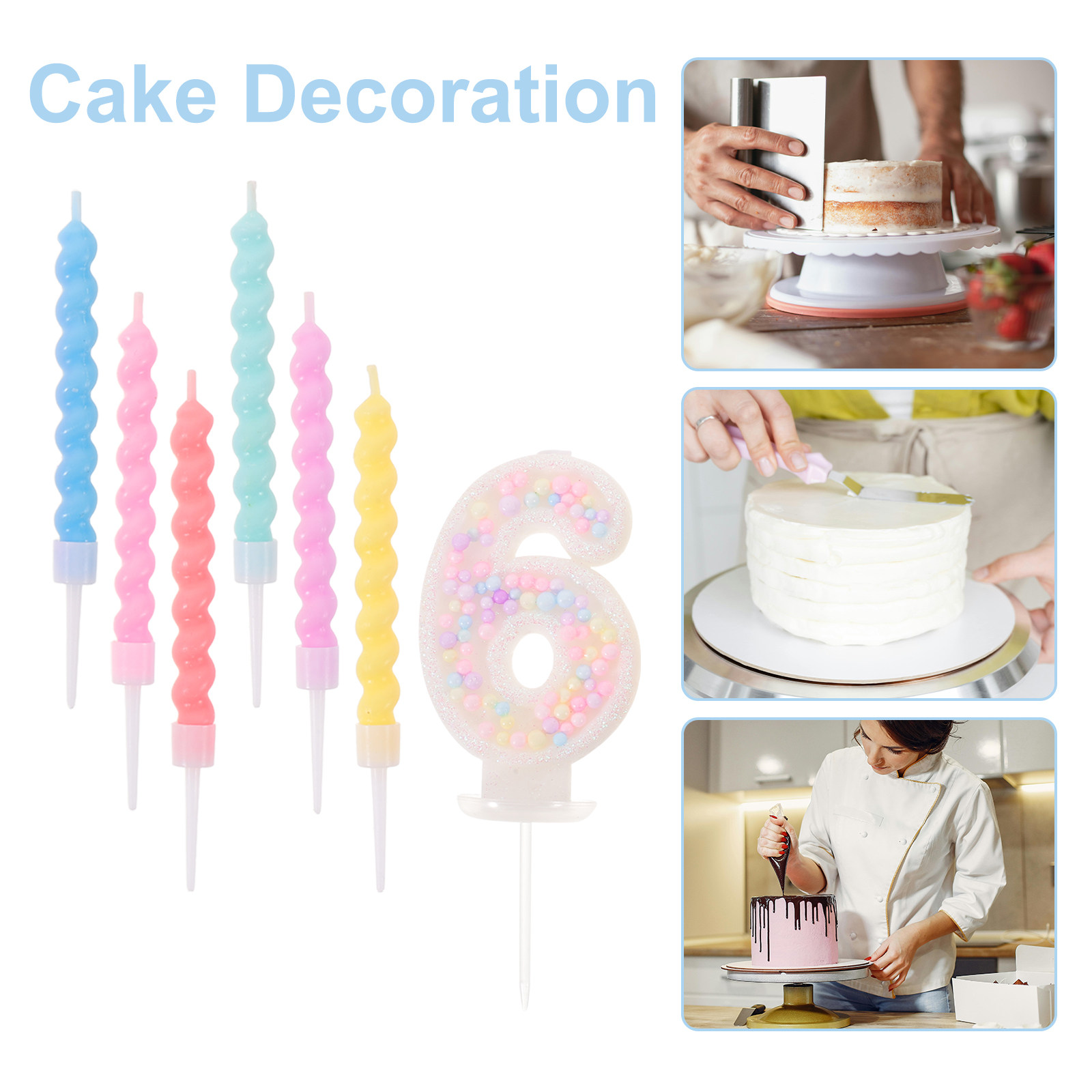 13 Adet Renkli Spiral Doğum Gü - Candle Supplies Usa incelemesi ve fiyatı