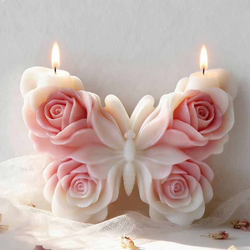 DIY Gül Kelebek Formu silikon  - Candle Supplies Storage incelemesi ve fiyatı