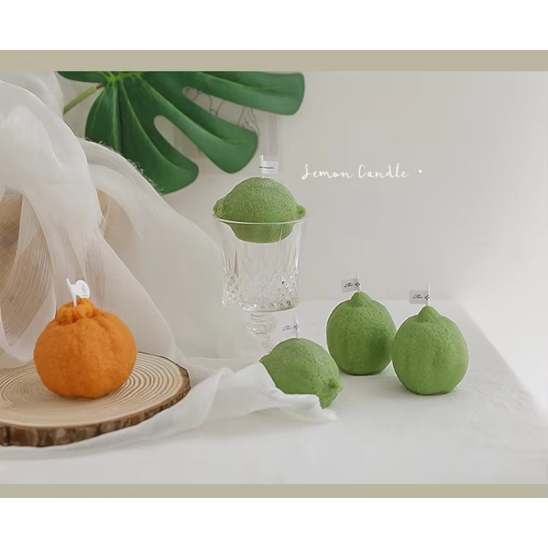 Özel Ev Dekorasyonu Limon Mum  - Candle Supplies Usa incelemesi ve fiyatı