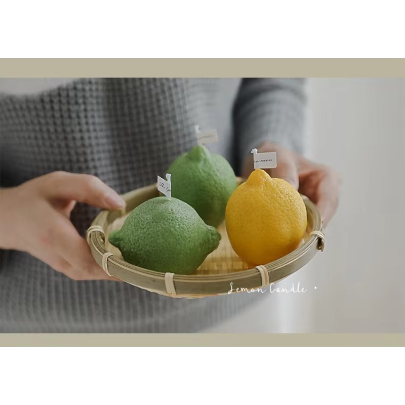 Özel Ev Dekorasyonu Limon Mum  - Candle Supplies Usa incelemesi ve fiyatı