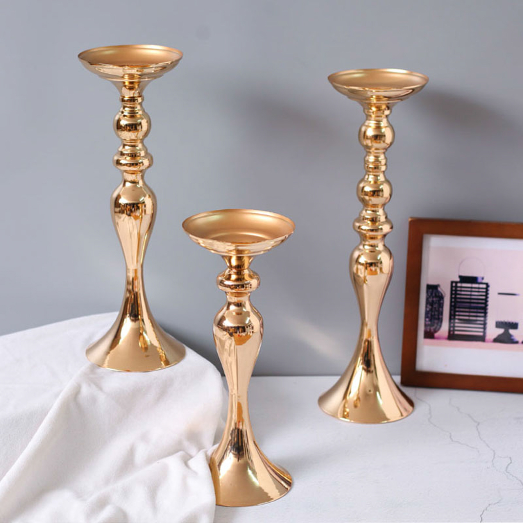 3Renk Metal Denizkızı Şamdan M - Candle Supplies Europe incelemesi ve fiyatı
