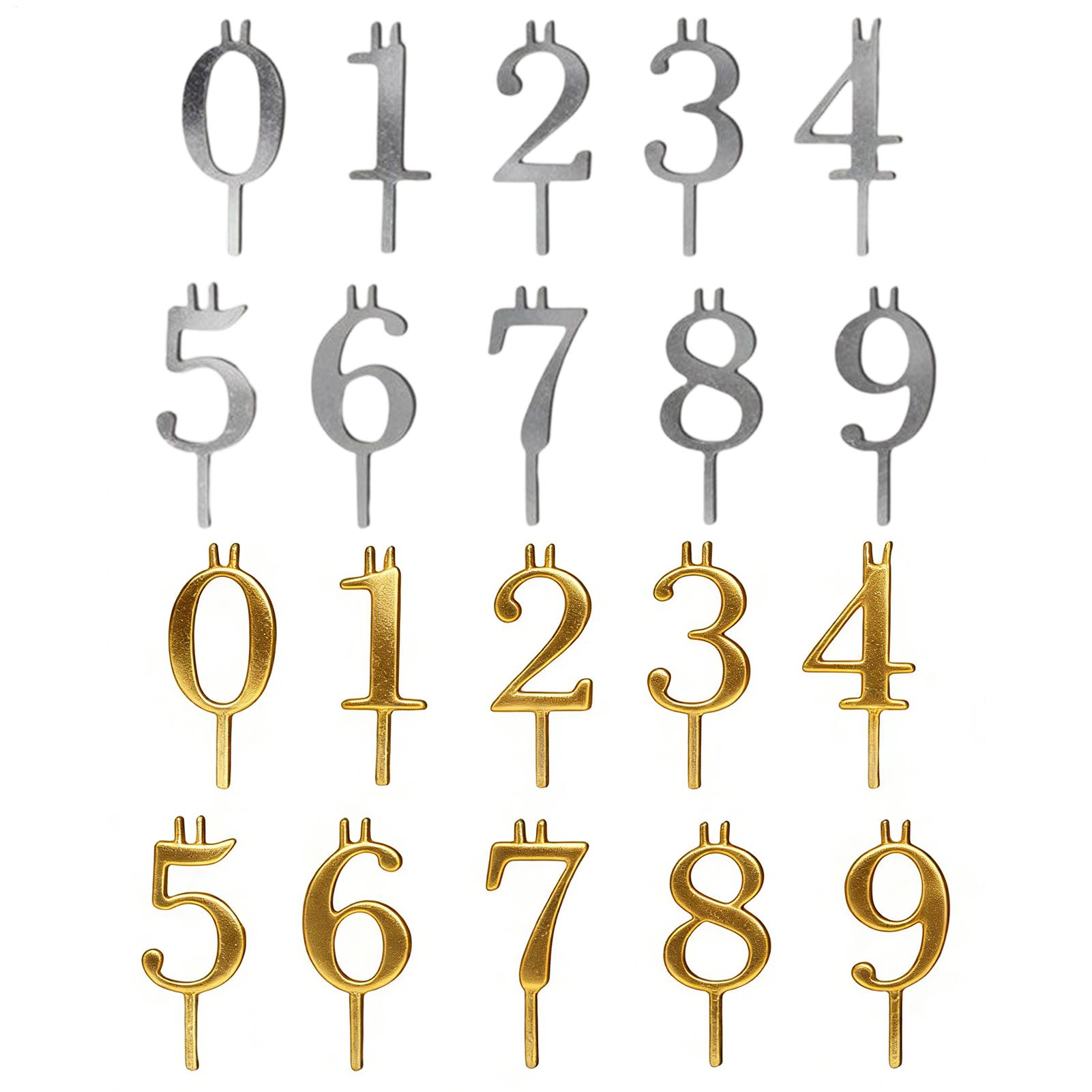 10 adet 0-9 Numaralı Pasta Süs - Candle Holder Supplies incelemesi ve fiyatı